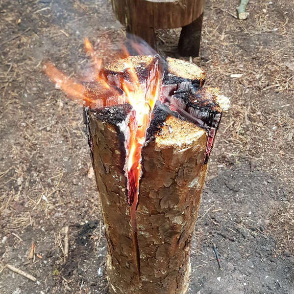 Bushcraft og candle